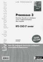 Couverture du livre « Processus 3 bts 2 cgo professeur 2012 » de Chamillard/Hingray aux éditions Nathan