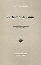 Couverture du livre « Le miroir de l'âme ; aphorismes » de Georg Christoph Lichtenberg aux éditions Corti