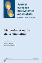 Couverture du livre « Methodes Et Outils De La Simulation (Journal Europeen Des Systemes Automatises-Rs Serie Jesa Vol. 40 » de L'Anton Anne aux éditions Hermes Science Publications