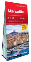 Couverture du livre « Marseille 1/15.000 (carte grand format laminee - plan de ville) » de  aux éditions Expressmap