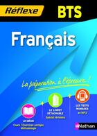 Couverture du livre « Mémos réflexes ; français ; BTS (édition 2015) » de Yannick Artignan aux éditions Nathan