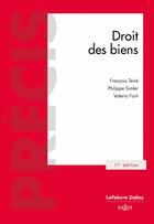 Couverture du livre « Droit des biens. 11e éd. » de Francois Terre et Valerio Forti et Philippe Simler aux éditions Dalloz