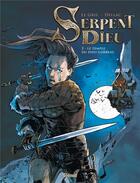 Couverture du livre « Serpent Dieu Tome 2 : le temple du dieu-corbeau » de Jerome Le Gris et Benoit Dellac aux éditions Glenat