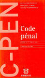 Couverture du livre « Code penal textes au 1er juillet 2003 » de Marie-Aude Beernaert aux éditions Bruylant