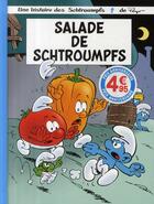 Couverture du livre « Les Schtroumpfs T.24 ; salade de Schtroumpfs » de Peyo aux éditions Lombard