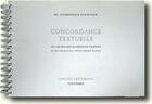 Couverture du livre « Concordance textuelle ; graduale triplex et offertoriale triplex » de Dominique Fournier aux éditions Solesmes