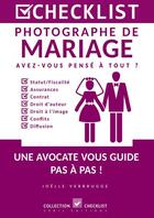 Couverture du livre « Checklist photographe de mariage » de Joelle Verbrugge aux éditions 29bis