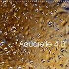 Couverture du livre « Aquarelle 4 0 calendrier mural 2020 300 300 mm square - gouttes d eau naturelle dans l » de Uysal Nihat aux éditions Calvendo