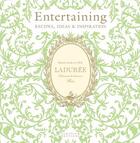 Couverture du livre « Laduree rsvp art of entertaining » de Michel Lerouet aux éditions Scriptum