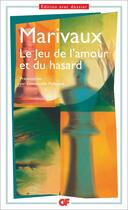 Couverture du livre « Le jeu de l'amour et du hasard » de Pierre De Marivaux aux éditions Flammarion