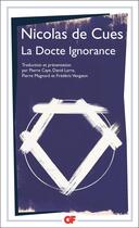 Couverture du livre « La docte ignorance » de Nicolas De Cues aux éditions Flammarion