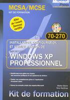 Couverture du livre « Windows xp pro ; examen mcsa et mcse 70-270 » de Walter Glenn aux éditions Microsoft Press