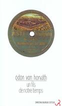 Couverture du livre « Un fils de notre temps » de Odon Von Horvath aux éditions Christian Bourgois