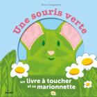 Couverture du livre « Une souris verte ; coffret marionnette » de Denis Cauquetoux aux éditions Milan