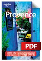 Couverture du livre « Provence » de Muriel Chalandre aux éditions Lonely Planet