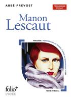 Couverture du livre « Manon Lescaut - bac 2023 » de Abbe Prevost aux éditions Folio