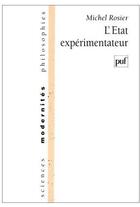 Couverture du livre « L'état expérimentateur » de Michel Rosier aux éditions Puf