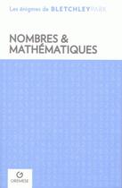 Couverture du livre « Nombres et mathématiques » de  aux éditions Gremese