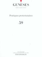 Couverture du livre « Pratiques protestataires » de Nicolas Mariot aux éditions Belin