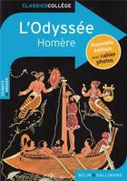 Couverture du livre « L'Odyssée » de Homere aux éditions Belin Education