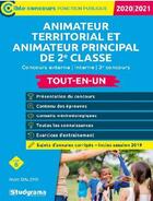 Couverture du livre « Animateur territorial et animateur principal de 2e classe ; concours externe, interne, 3° concours ; tout-en-un (édition 2020/2021) » de Marc Dalens aux éditions Studyrama