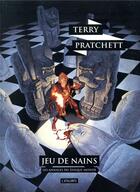 Couverture du livre « Jeu de nains » de Terry Pratchett aux éditions L'atalante