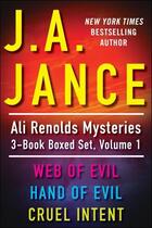 Couverture du livre « J.A. Jance's Ali Reynolds Mysteries 3-Book Boxed Set, Volume 1 » de Jance J A aux éditions Touchstone