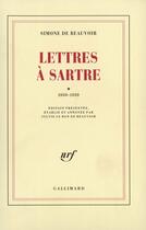 Couverture du livre « Lettres à Sartre t.1 » de Simone De Beauvoir aux éditions Gallimard