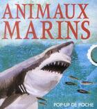Couverture du livre « Pop-up de poche ; animaux marins » de Sarah Young aux éditions Casterman