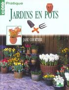 Couverture du livre « Jardins en pots » de  aux éditions Mango