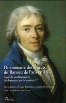 Couverture du livre « Annuaire biographique des avocats du barreau de paris » de Herve Robert aux éditions Riveneuve
