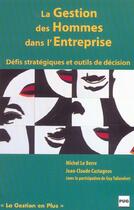 Couverture du livre « Gestion des hommes dans l'entreprise nelle. edition (édition 2002) » de Leberre/Taland. aux éditions Pu De Grenoble