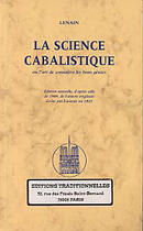 Couverture du livre « Science cabalistique (la) » de Lenain aux éditions Traditionnelles