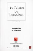 Couverture du livre « Journalisme et formation » de Thierry Watine aux éditions Presses De L'universite De Laval