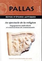 Couverture du livre « Revue Pallas » de Christian Rico aux éditions Pu Du Mirail