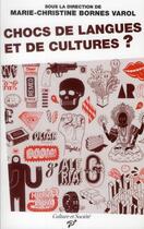 Couverture du livre « Chocs de langues et de cultures » de  aux éditions Pu De Vincennes