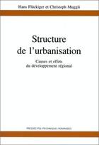 Couverture du livre « Struct.De Urbanisation » de Fluckiger aux éditions Ppur