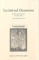 Couverture du livre « La citta nel decameron » de Alessandro Vettori aux éditions Iicp