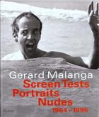 Couverture du livre « Gerard malanga : screen tests - portraits - nudes 1964-1996 (1st ed.) » de Gerard Malanga aux éditions Steidl