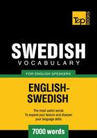 Couverture du livre « Swedish Vocabulary for English Speakers - 7000 Words » de Andrey Taranov aux éditions T&p Books
