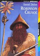 Couverture du livre « Robinson crusoe » de Daniel Defoe aux éditions Gallimard-jeunesse