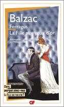 Couverture du livre « Ferragus ; la fille aux yeux d'or » de Honoré De Balzac aux éditions Flammarion