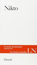 Couverture du livre « Nikto ou Le Disangile selon Maria Dementsnaïa » de Anonymes aux éditions Denoel