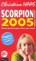 Couverture du livre « Scorpion 2005 » de Christine Haas aux éditions Hors Collection