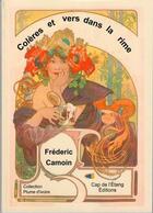 Couverture du livre « Colères et vers dans la rime » de Frederic Camoin aux éditions Cap De L'etang