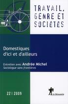 Couverture du livre « Domestiques d'ici et d'ailleurs » de  aux éditions La Decouverte