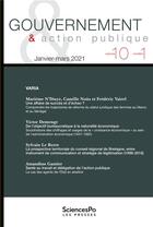 Couverture du livre « Gouvernement et action publique t10-1 » de  aux éditions Presses De Sciences Po