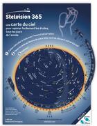 Couverture du livre « Stelvision 365 ; une carte du ciel pour repérer facilement les étoiles, tous les jour (10e édition) » de Bertrand D'Armagnac aux éditions Stelvision