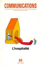 Couverture du livre « L'hospitalité (édition 1997) » de  aux éditions Seuil