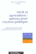 Couverture du livre « Ogm et agriculture » de  aux éditions Documentation Francaise